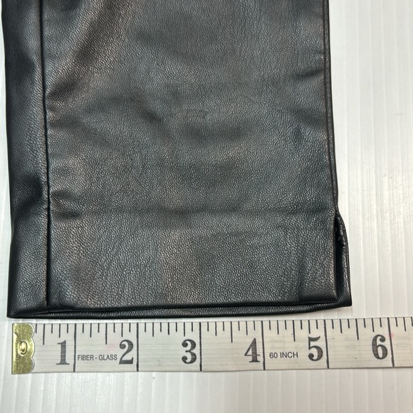 Molly Bracken Black Vegan Leather Skinny Pant. Sz S - Picture 13 of 13